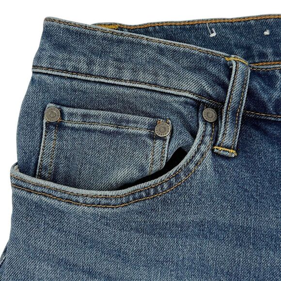 Flint and Tinder Huckberry Everyday Stretch Denim Jeans Slim Medium Blue 34x34 - Picture 5 of 10